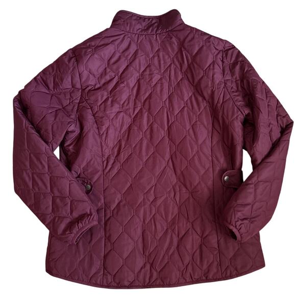 Eddie Bauer Dark Berry Year Round Quilted Field Full Zip Jacket Size XL - Picture 5 of 10